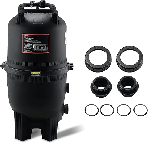 Miniatura 9 de VEVOR Depósito de filtro de piscina Pro 2025 y elemento para piscinas sobre el suelo y enterradas, sistema limpiador grande de 420-425 pies