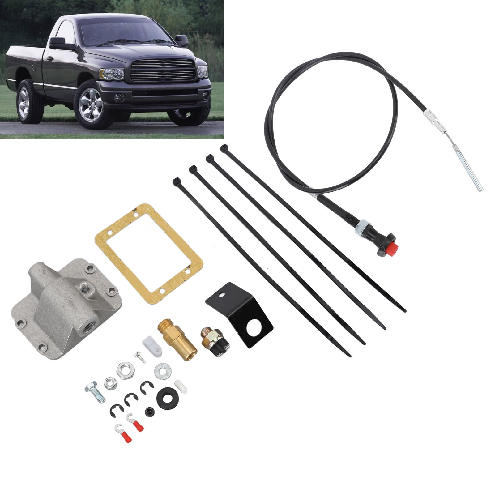 Kit di conversione per separazione dell'asse PSL400, blocco del cavo differenziale 1500, 3,9 l, V6, pickup dal 1994 al 2001