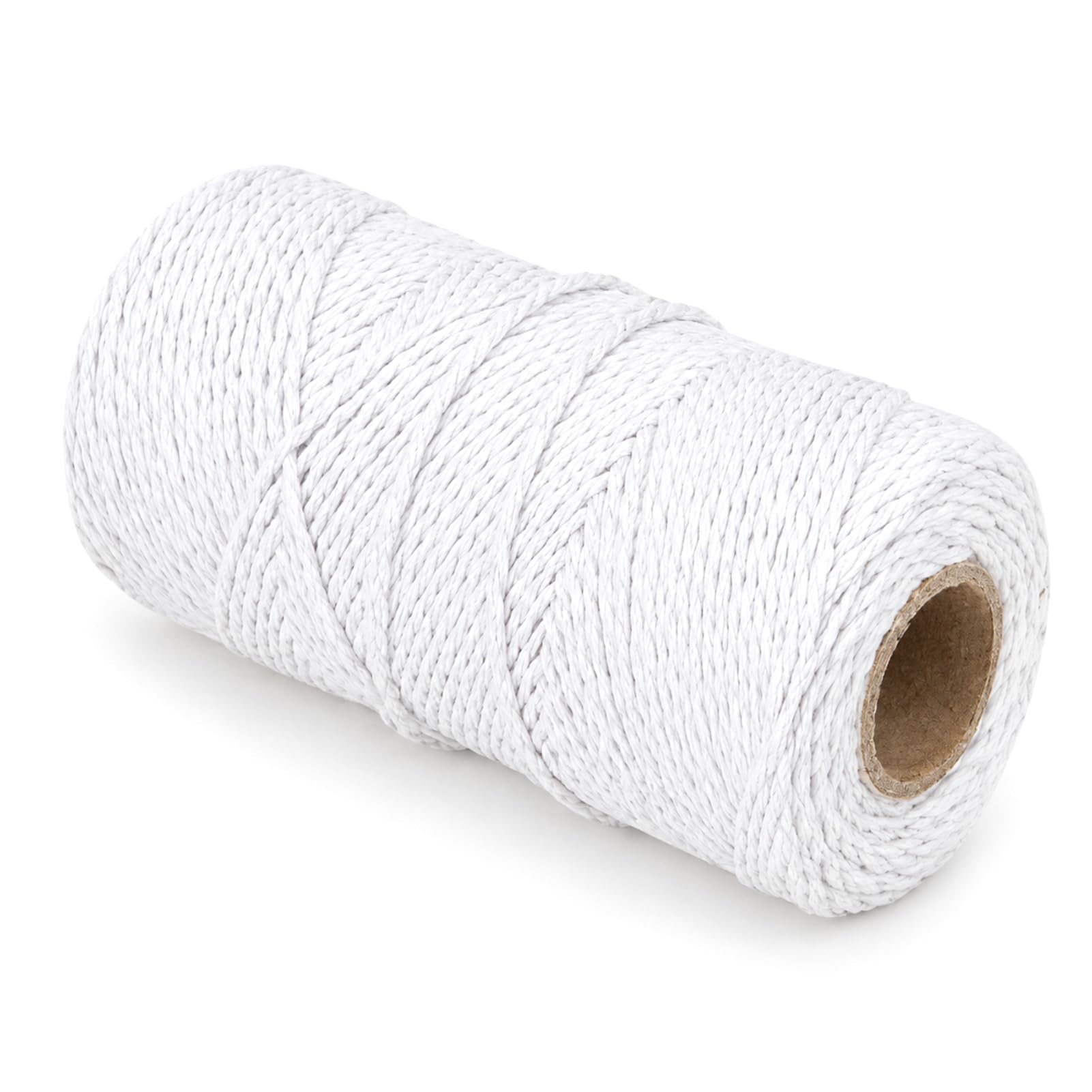 Jute Twine 100m, Craft Twine String Twine, Twine String for DIY Art Crafts, Gardening, Gift Wrapping(White)