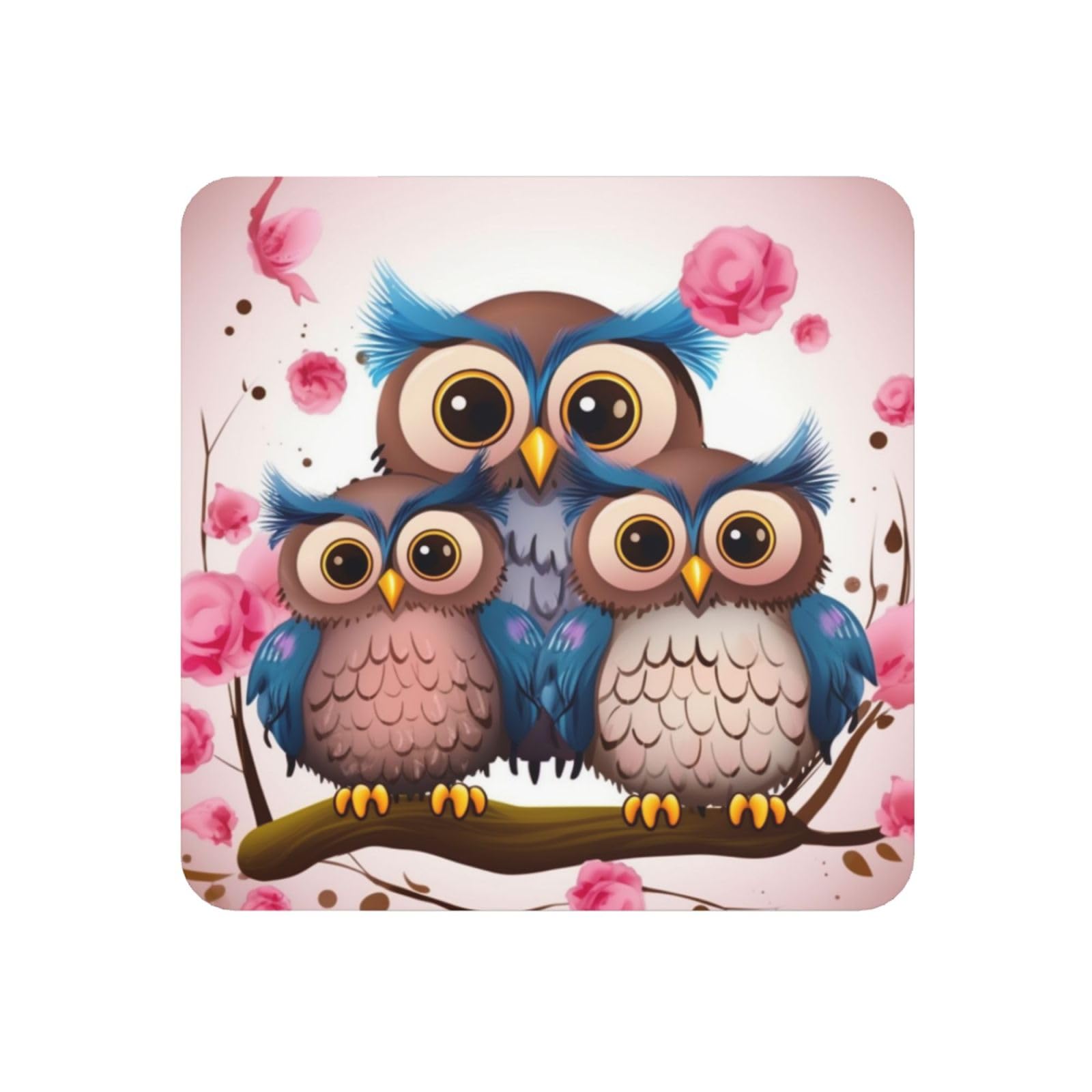 Cute Owls Fridge Magnets Cute Strong Refrigerator Magnets Fun Magnet for Locker Office Whiteboard Decor, Door Magnets Decorative Magnetic Stickers for Home Decor