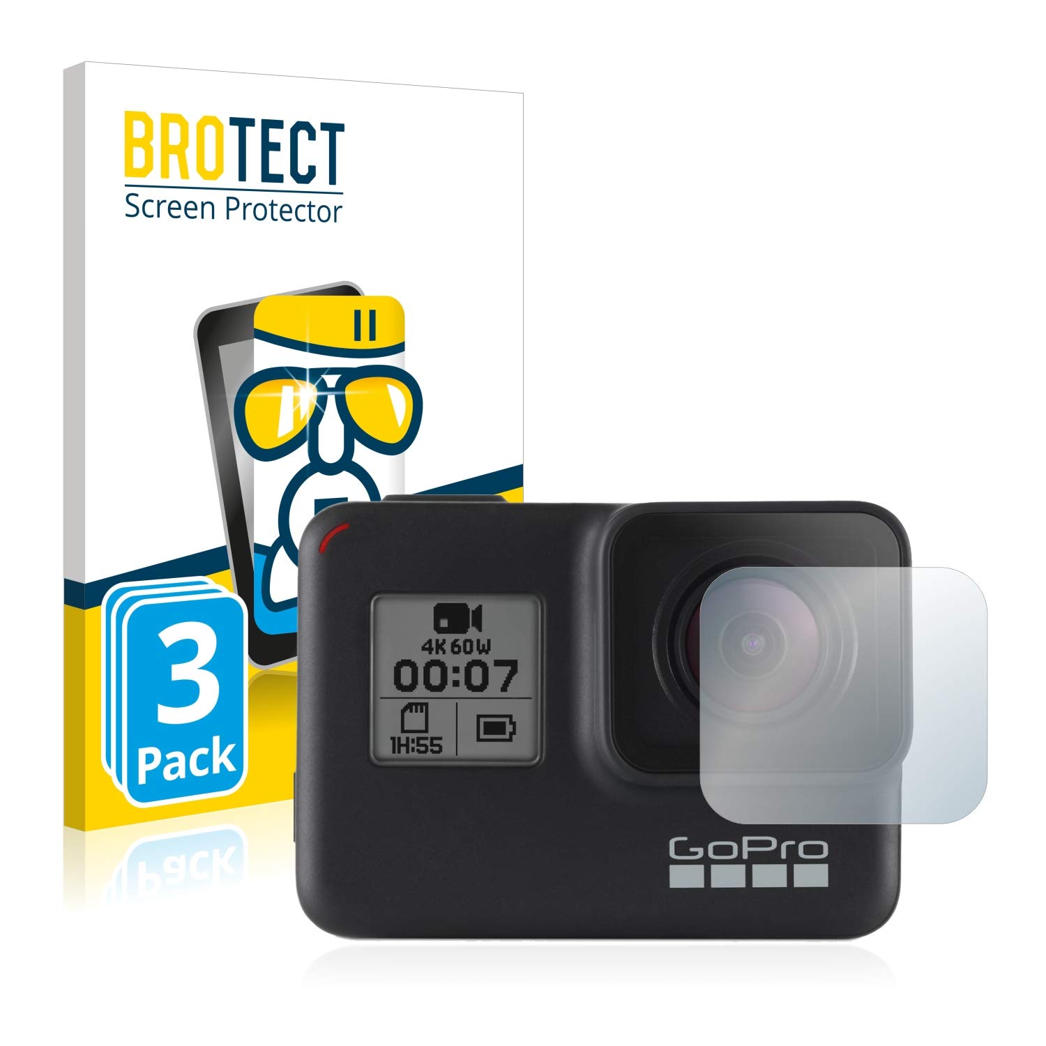 Jaimela 6 Pezzi Protettore Schermo per GoPro Hero 11 / Hero 10 / Hero 9