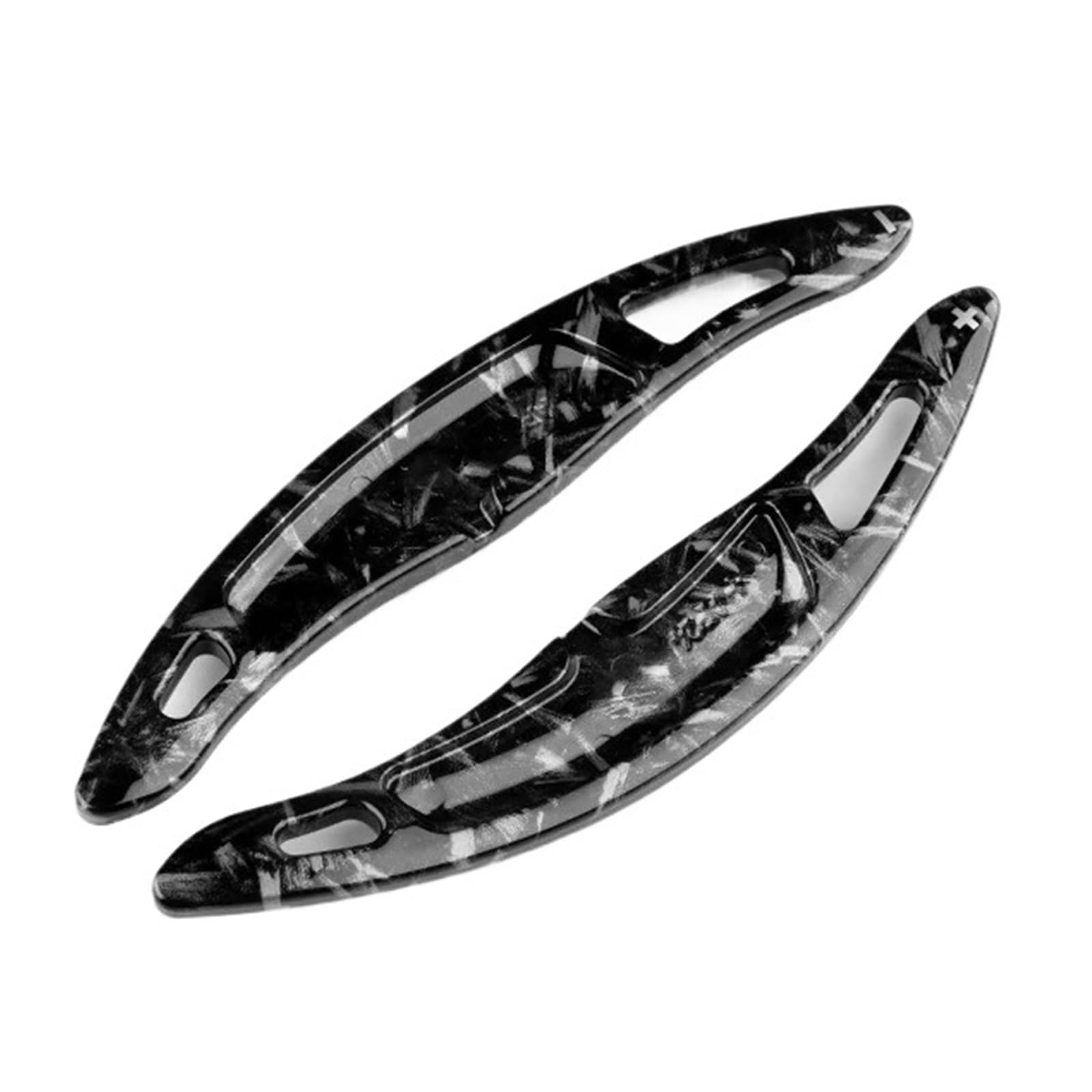 Xxiucj Car Paddle Shifter Extensions for Panamera for Macan for 718 911 918 for Spyder for Cayenne Car Steering Wheel Shift Paddle Shifter(Forged Pattern)