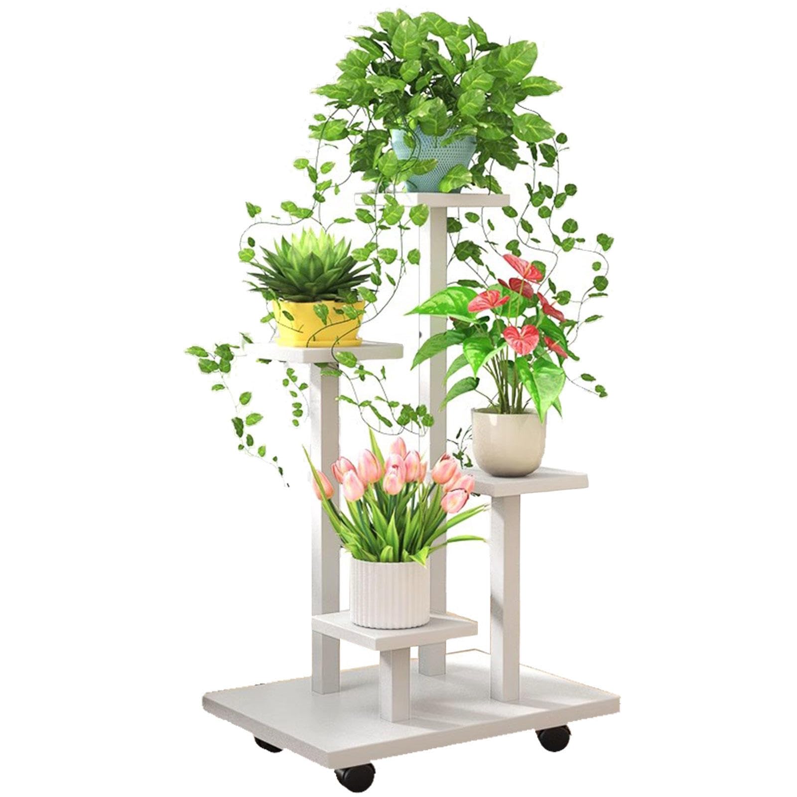 Support à plantes à 4 niveaux pour créer une jungle urbaine dans votre salon