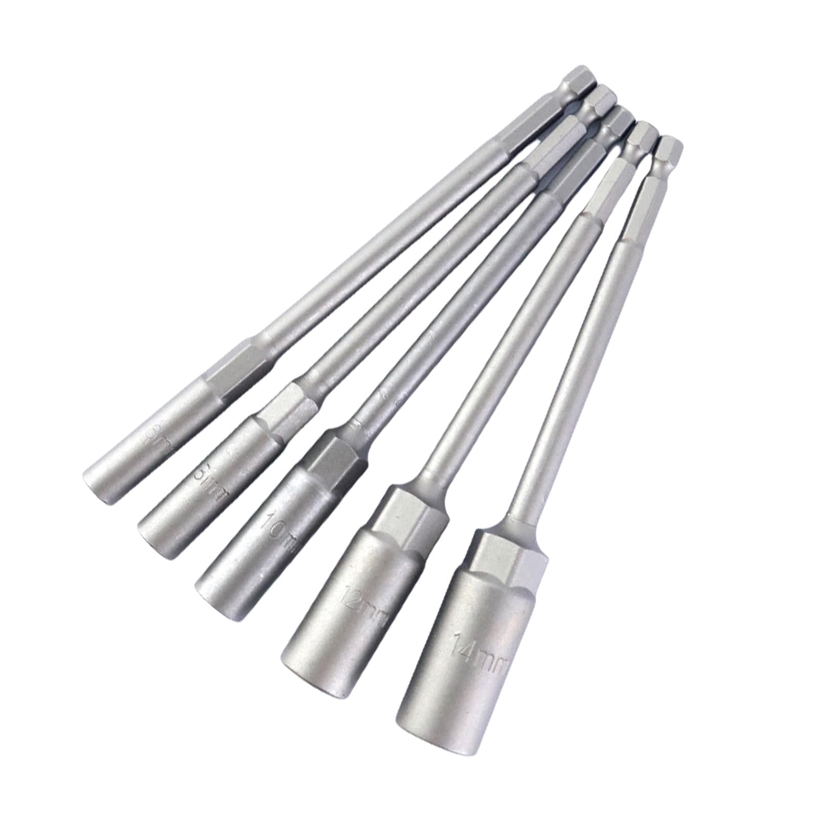 YHAILI 150mm Long Socket for Hard to Reach Bolts and Nut Automotive Repair Mechanical Maintenance Furniture Assembly