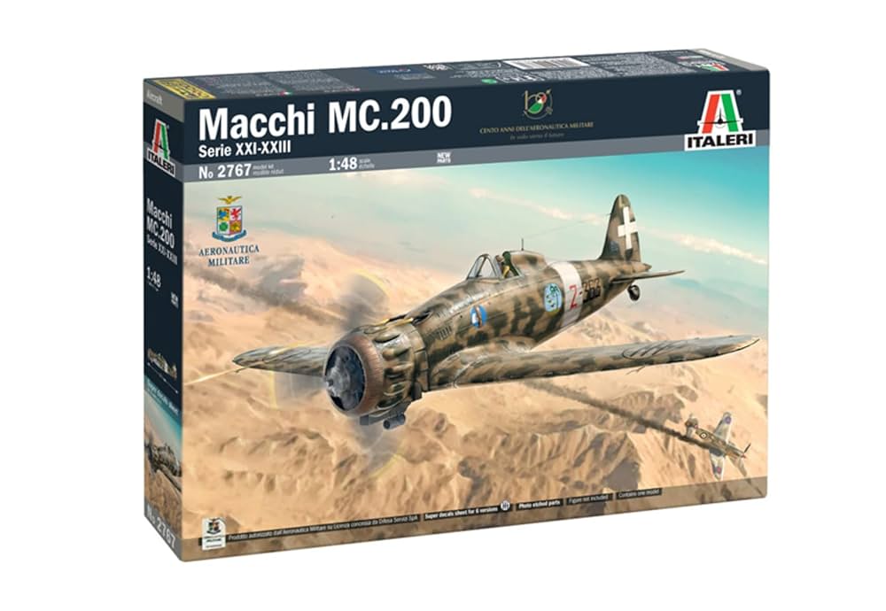 中古】タミヤ 1/48 イタレリシリーズ No.07 イタリア空軍 マッキ