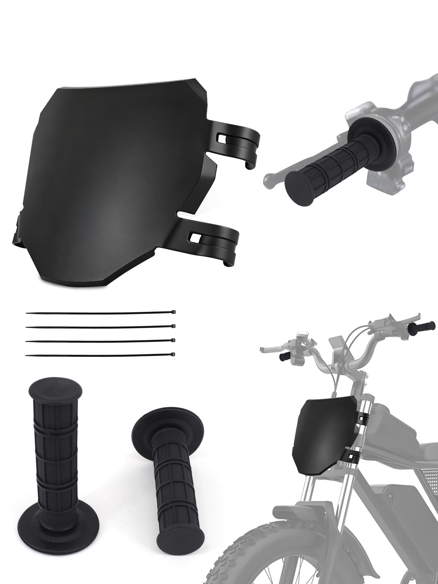 8体セット Amazon.com: BAOUFF Number Plate & Grip Set for Ebike, E Bike Front
