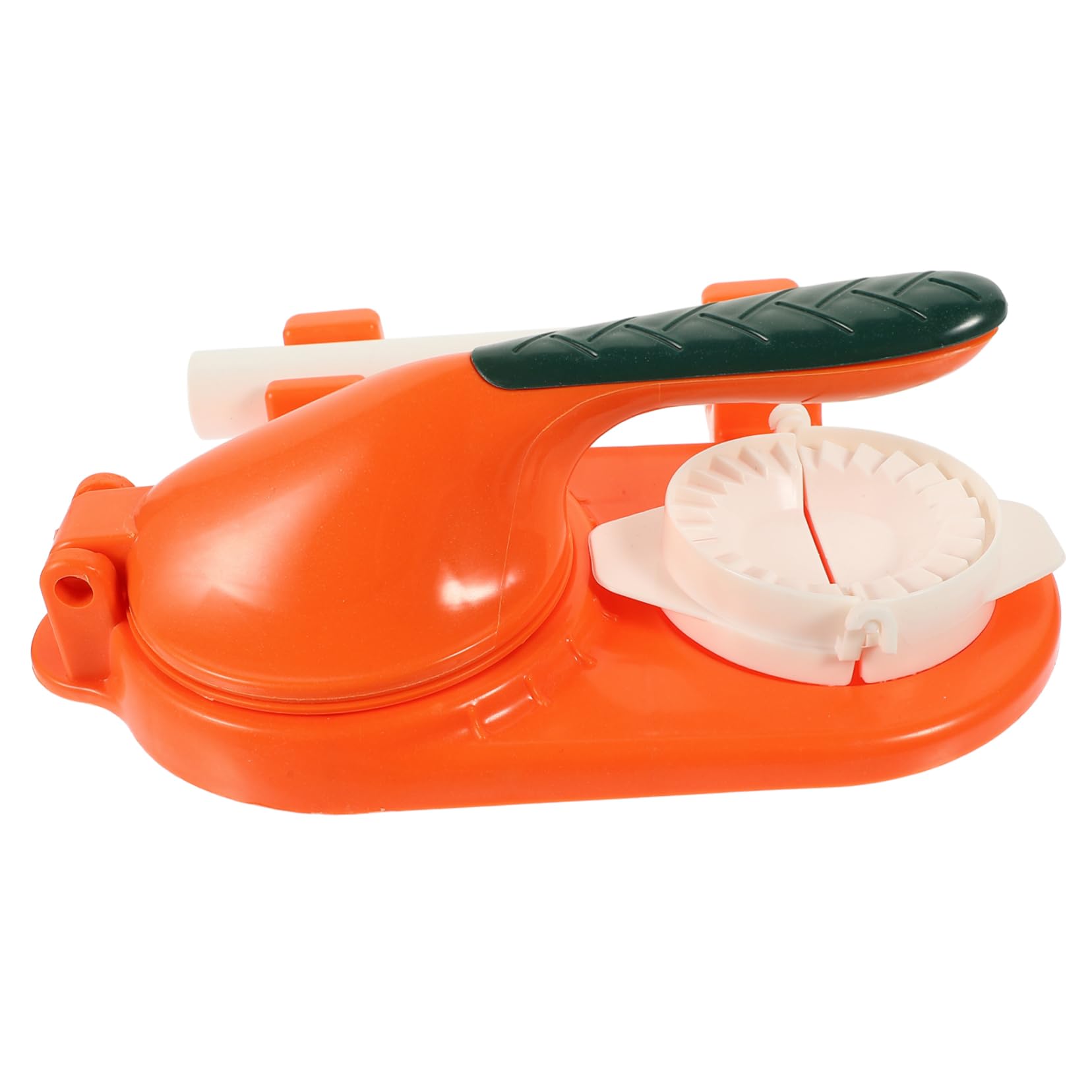 KICHOUSE Upgrade Dumpling Making Tool Ravioli Wrapper Dough Press Dumpling Skin Maker Easy to Fix Flat Surface Random Color