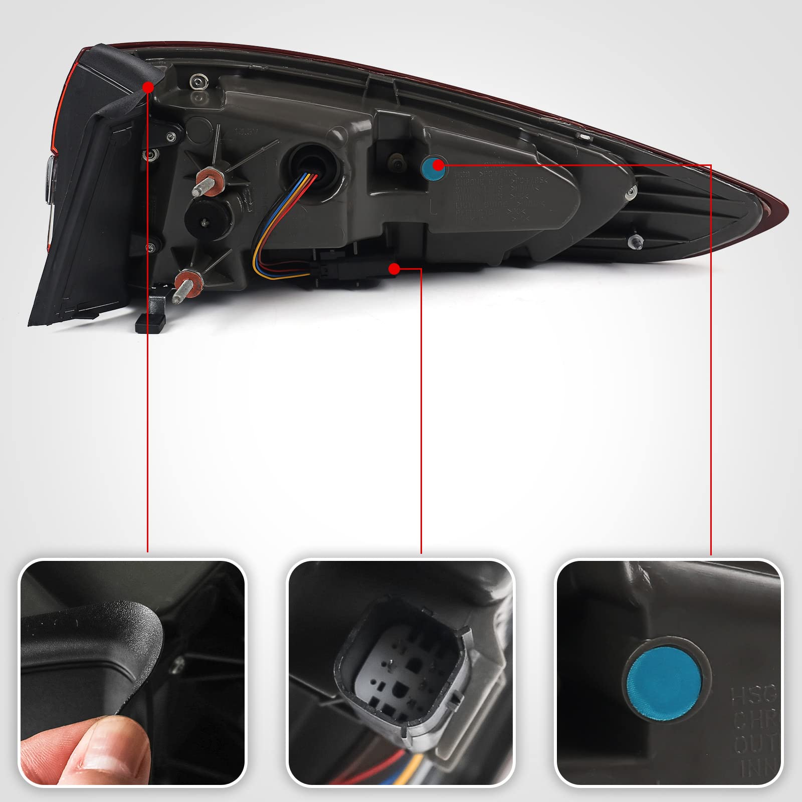 Amazon.com: FIONE Taillight Assembly Compatible with Ford Fusion