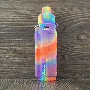 ORIN Voopoo Argus Pro Coque de Protection en Silicone pour Voopoo Argus Pro Case Antislip Cover Shield Sleeve Wrap Decal Skin (Arc-en-Ciel)