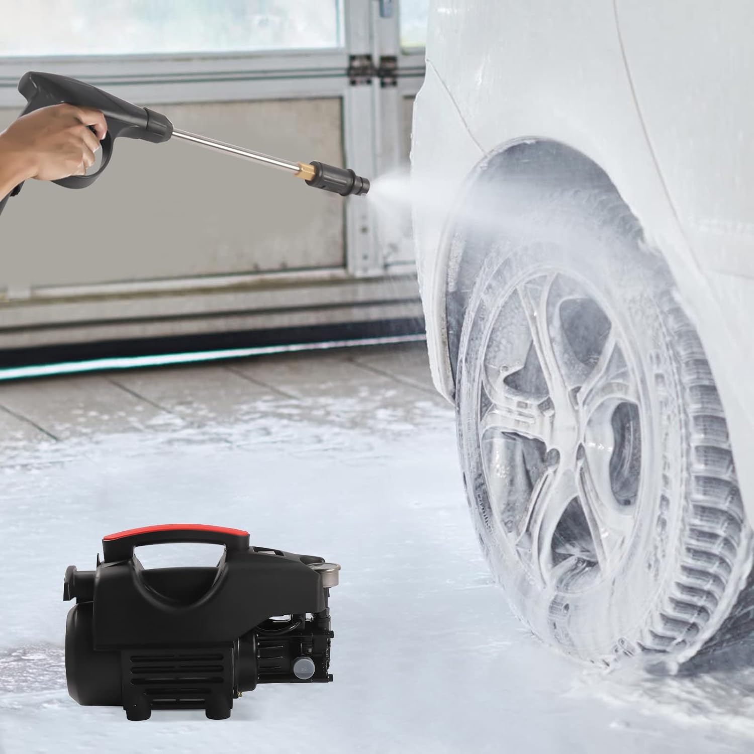 Electric Pressure Washer 800W Pressure Washer Jet Wash Patio Cleaner 38mpa 9.5L/min