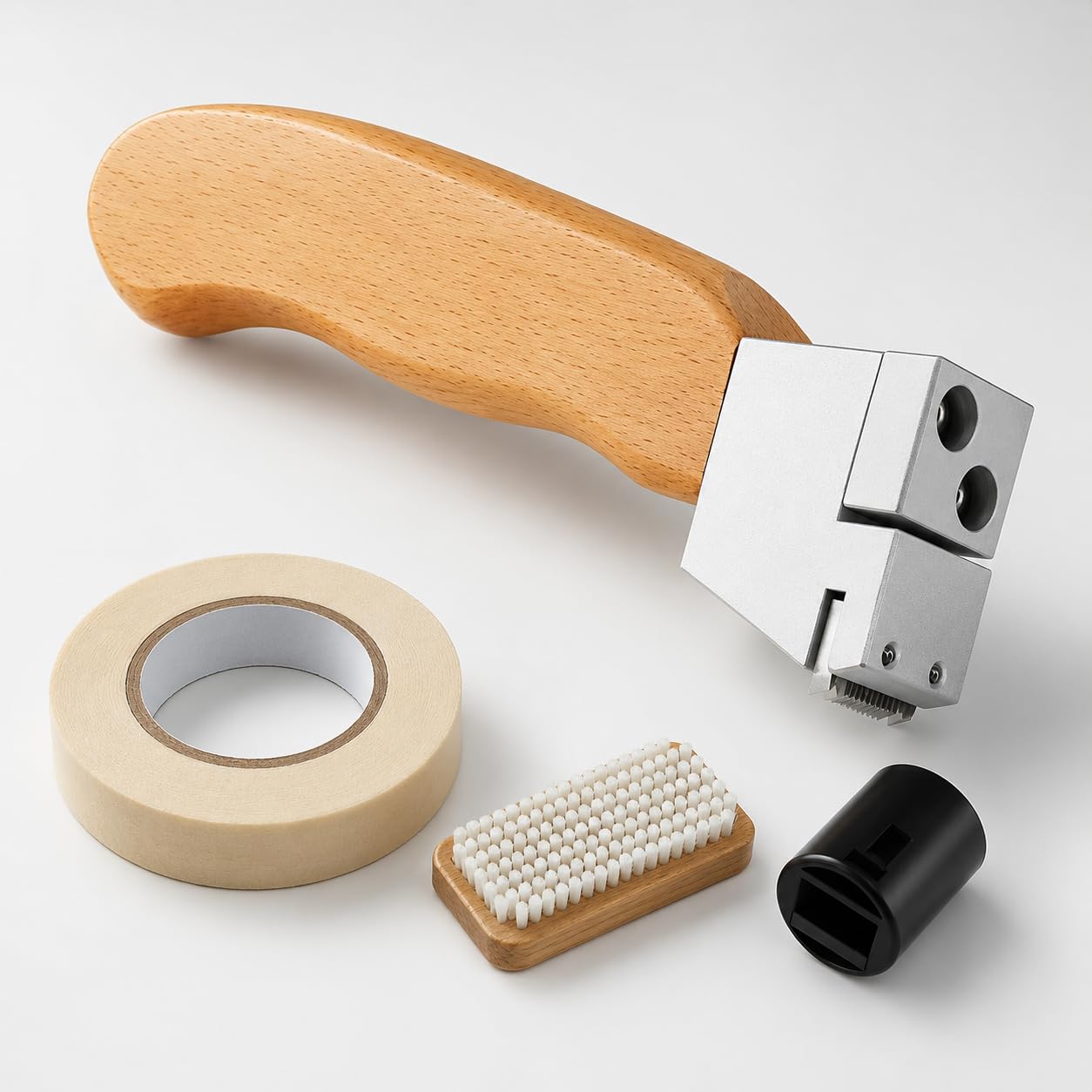 Kit del tester di adesione a taglio trasversale con lama a 6 denti da 2 mm, rivelatore di superficie di rivestimento della vernice portatile per superfici di finitura a spruzzo