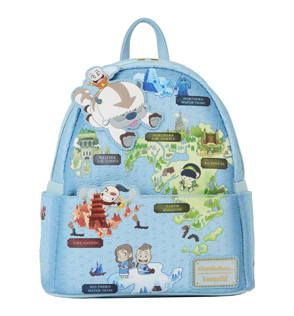 【Lounge Fly】NYCC Exclusive - Avatar Elements Mini Backpack LOUNGEFLY EXCLUSIVE NICKELODEON AVATAR 4 ELEMENTS MINI