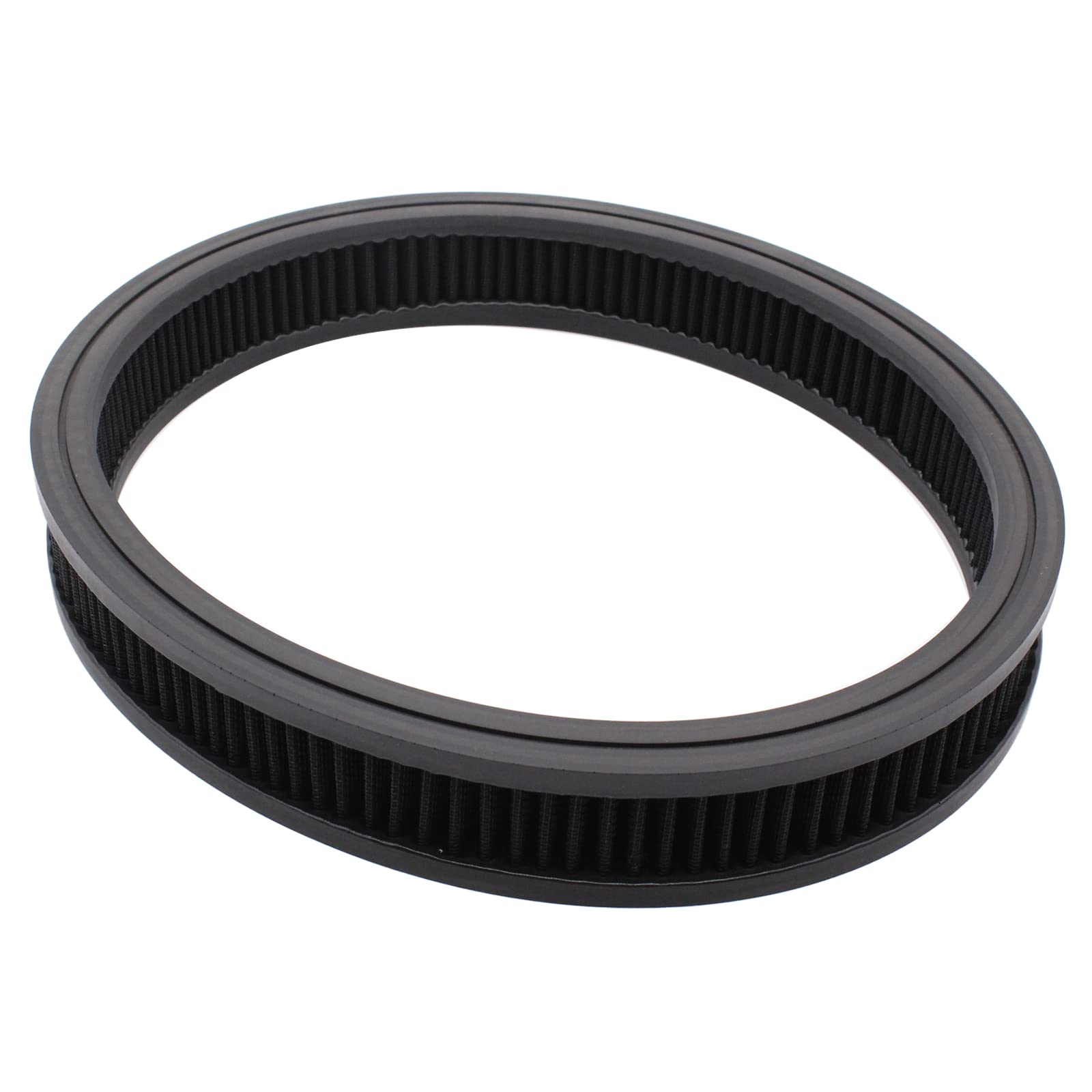 GSKMOTOR 14"x2" Black Round Air Cleaner Washable Filter Reusable Element fit Buick C-hevrolet GMC Ford Mopar Oldsmobile Pontiac