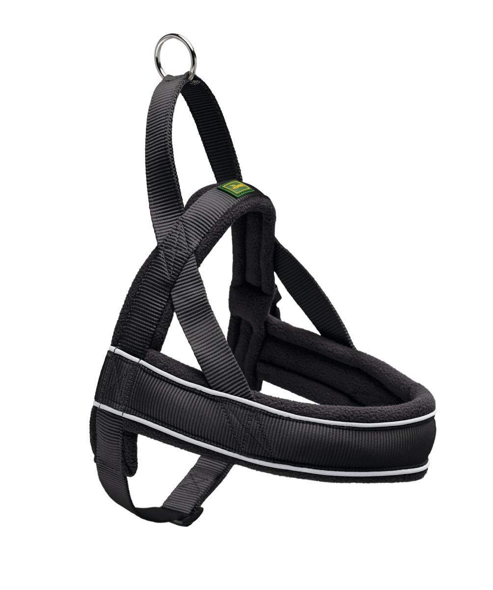 HUNTER RACING Norwegergeschirr, S-M, 52-62 cm, schwarz