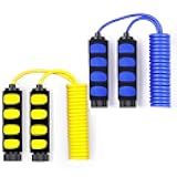 Jump Rope, Jump Ropes for Kids, 2 Pack Kids Jump Rope Lightweight &Adjustable &Durable jumping rope for Fitness-Speed Jump Rope for Women Men Youth, Foam Grips Handles for, Workout