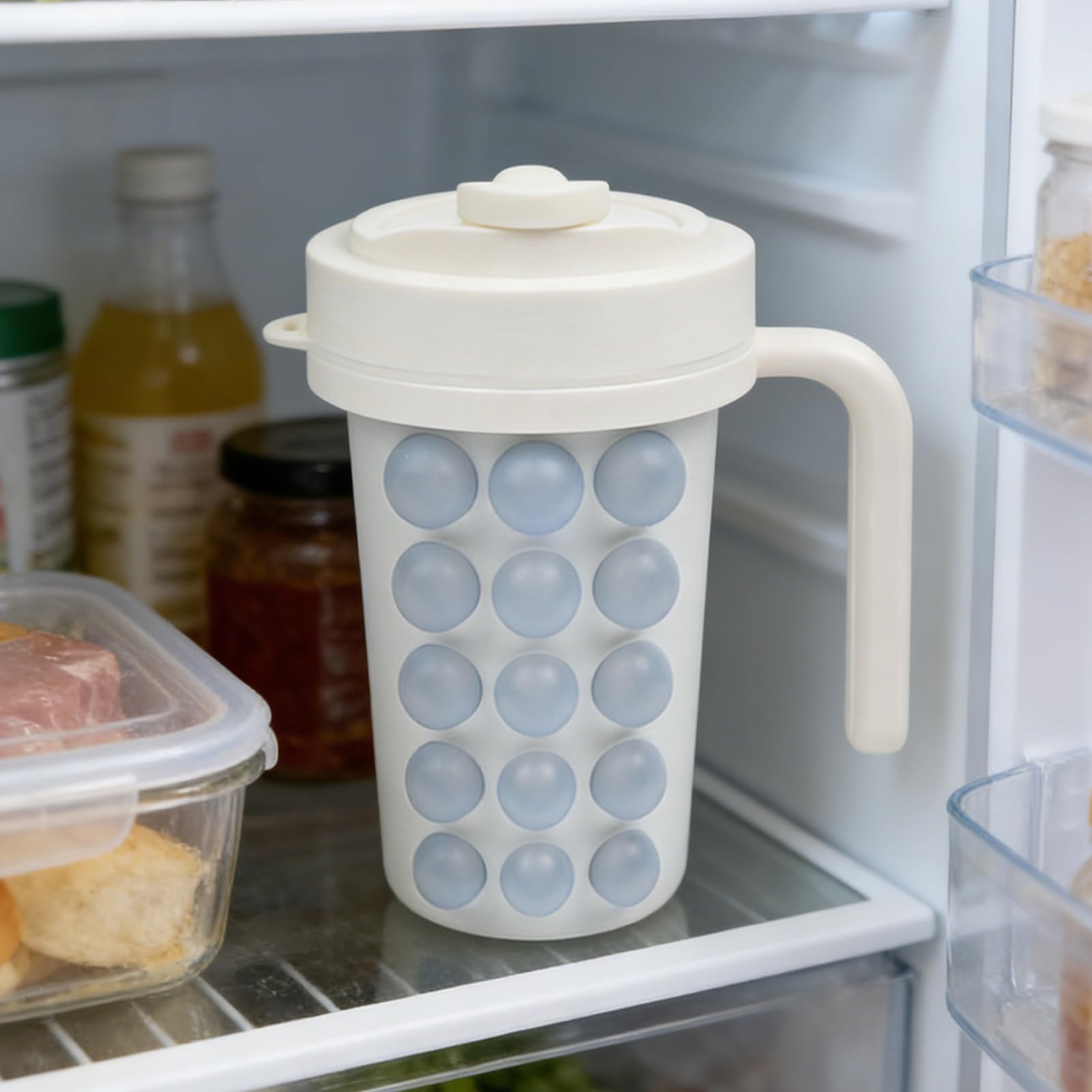 Forma do kostek lodu Tacka do Zamrażarki Wyciskana Kitchen ze Słomką