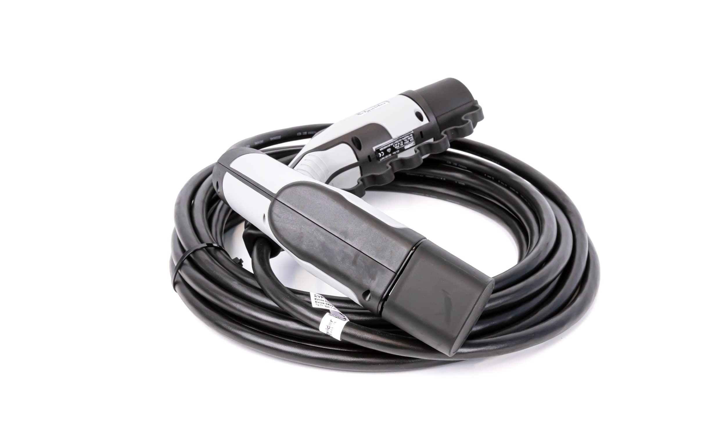 Schneider Electric, EVlink, EVP1CNL32121, cavo di ricarica per veicoli elettrici, 7 m, 32 A, 1 fase T2-T1 IEC EV accessorio