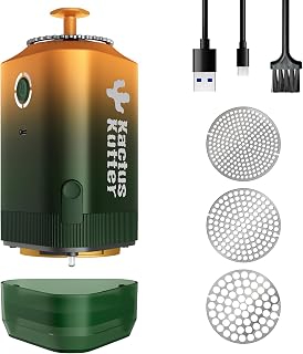 KACTUSKUTTER K5 Electric Spice Grinder - Battery Powered Portable Mill for Soft Herbs, 5g Capacity, Adjustable Coarseness