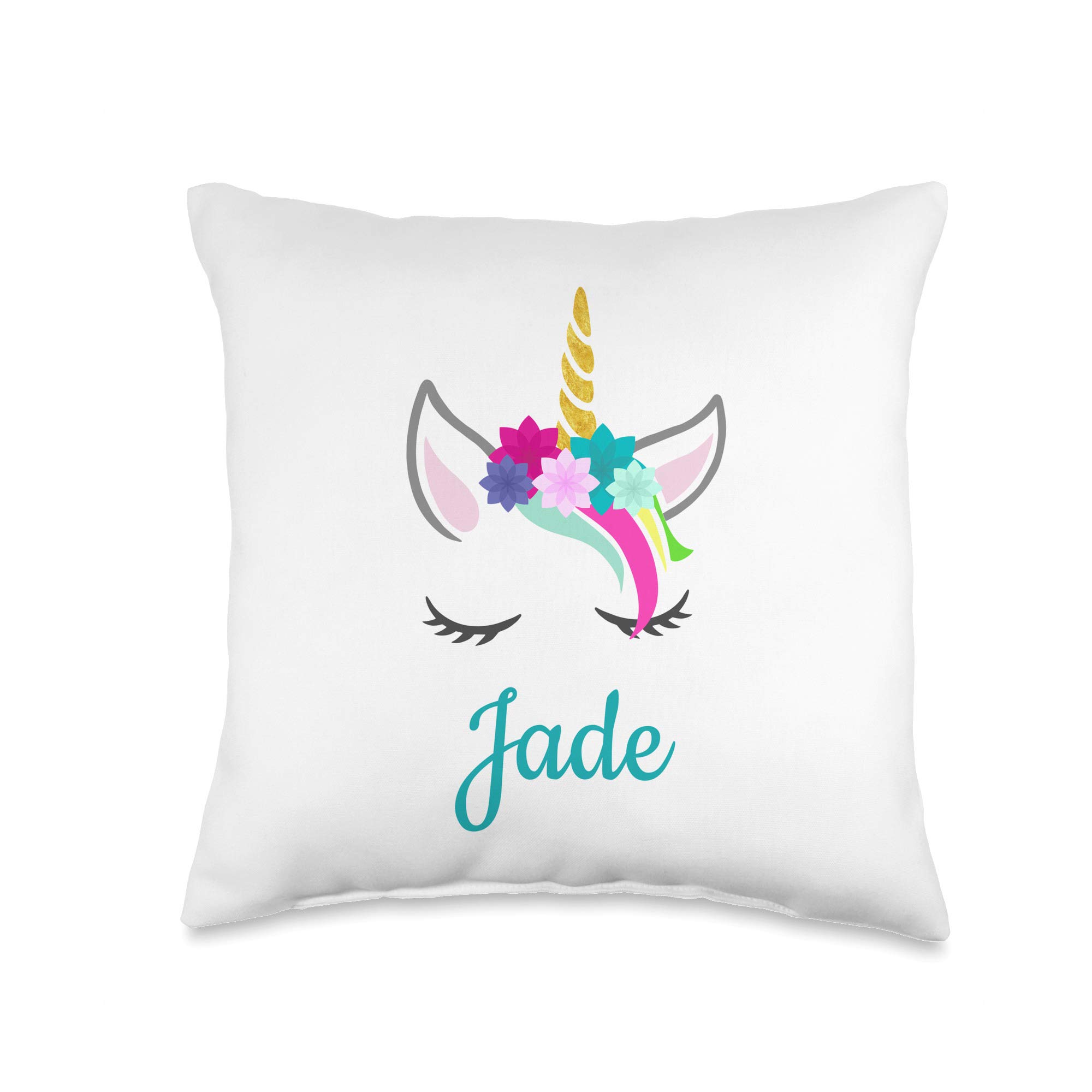 justice unicorn letter pillow