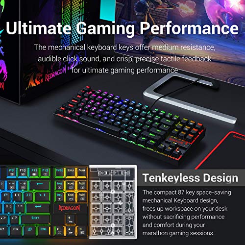Redragon-K552-RGB-BA-Mechanical-Gaming-Keyboard-and-Mouse-Combo-Wired-RGB-LED-Backlit-60-with-Arrow-Key-Keyboard-7200-DPI-Mouse-for-Windows-PC-Gamers-Tenkeyless-Keyboard-Mouse-Set