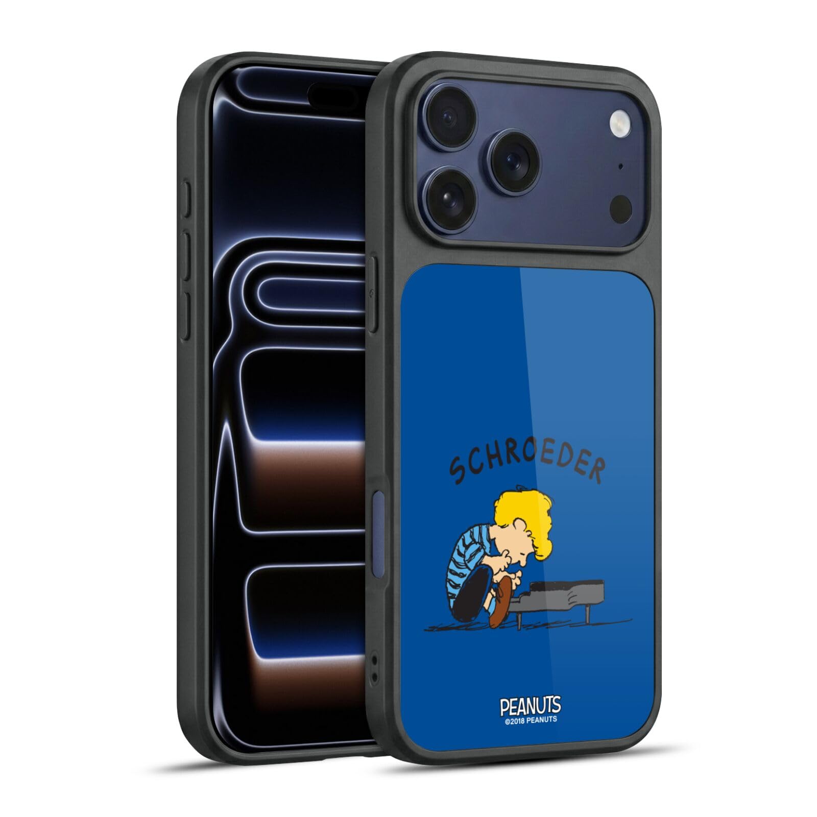 Coque Peanuts iPhone 17 Pro Max en gel antichoc militaire motif Schroeder - 8