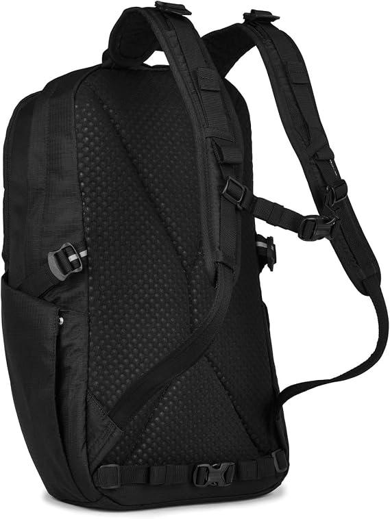 Pacsafe Vibe 25L Anti Theft Travel Pack Casual Daypack, Black