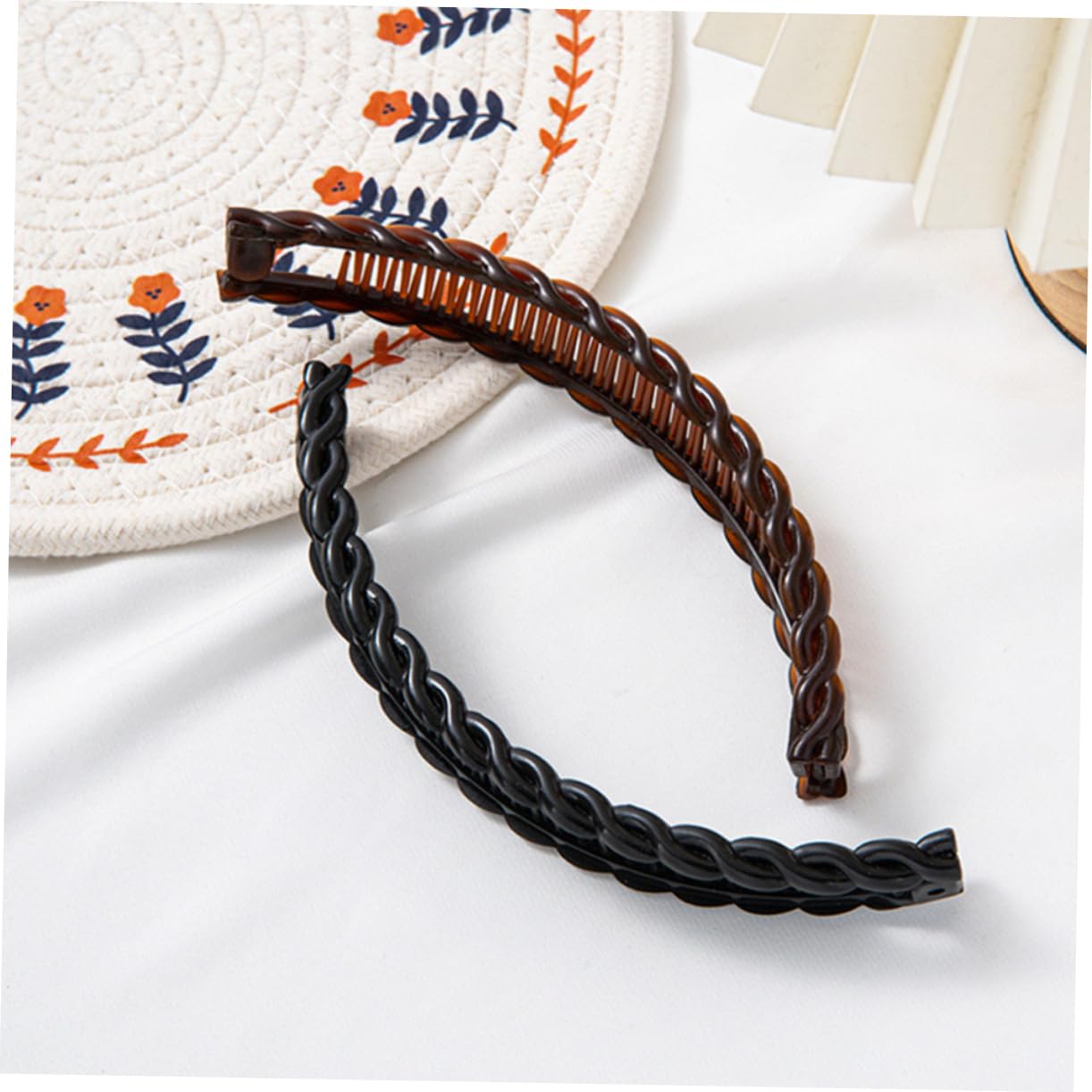 PLAFOPE Mollette per Chioma Donna in Plastico 12 Pezzi, Accessori Chioma per Ragazza Semplice Utilizzo e Design Resistente, per Acconciature Diverse
