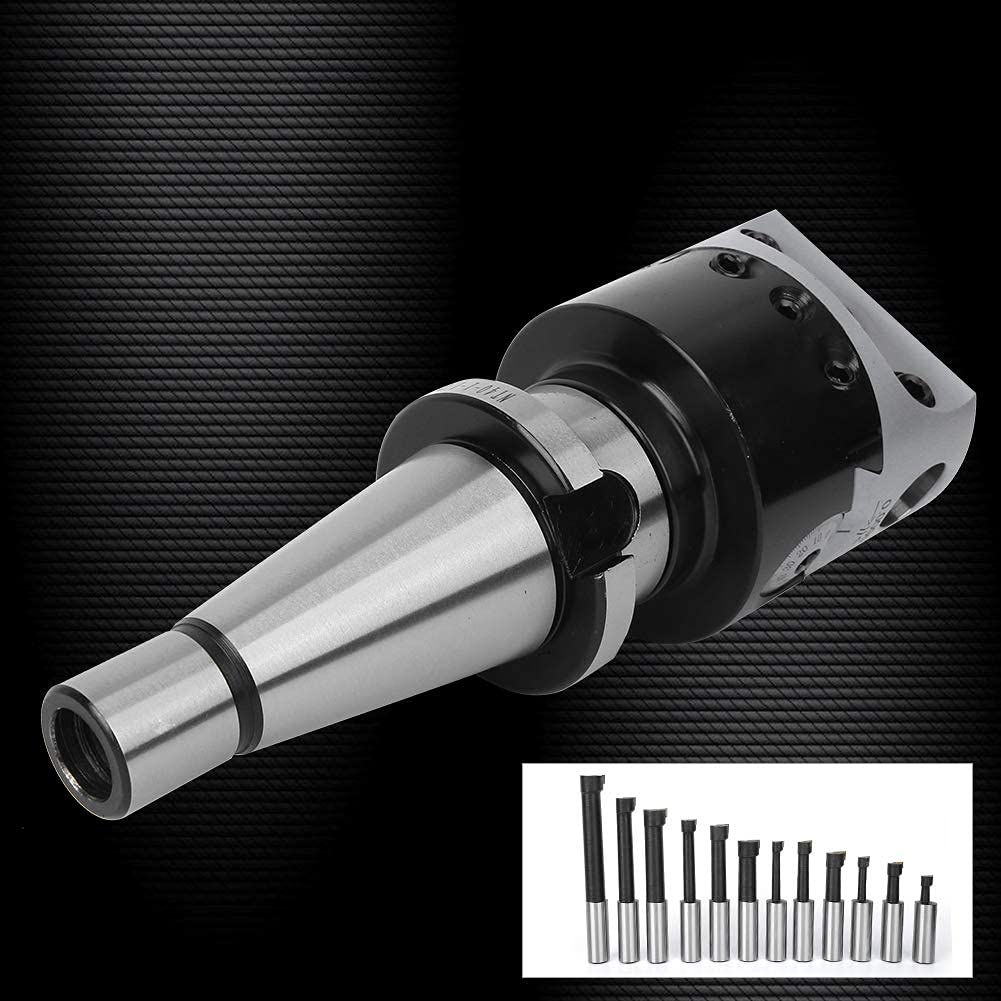 Zestaw do wytaczania, Walfront 40CR Wysokiej jakości zestaw narzędzi do frezowania metrycznego CNC F1-18 o średnicy 75 mm ze schowkiem (NT40-F1-18-12PCS)