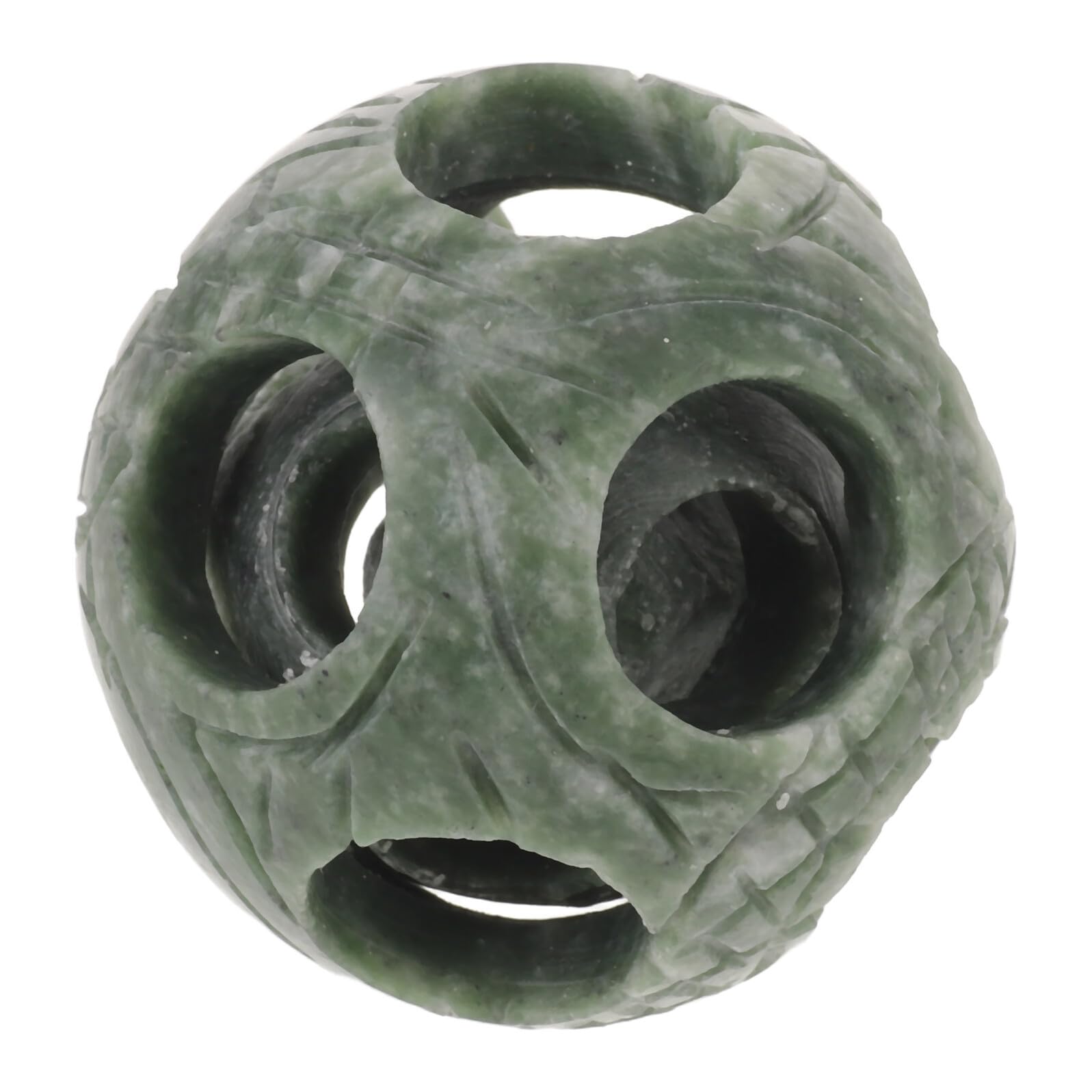 Bola de Feng Shui SHINEOFI de 53 mm en piedra natural tallada para hogar