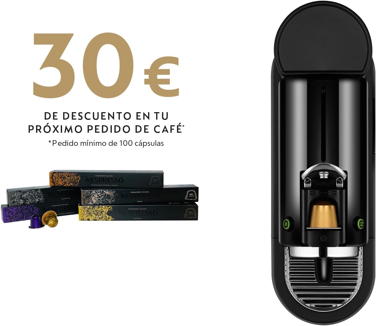 Nespresso Citiz EN167.B, Macchina da Caffè di DeLonghi, Sistema Capsule Nespresso, Serbatoio acqua 1L, Colore Limousine Black Nespresso Citiz EN167.B, Macchina da Caffè di DeLonghi, Sistema Capsule Nespresso, Serbatoio acqua 1L, Colore Limousine Black
