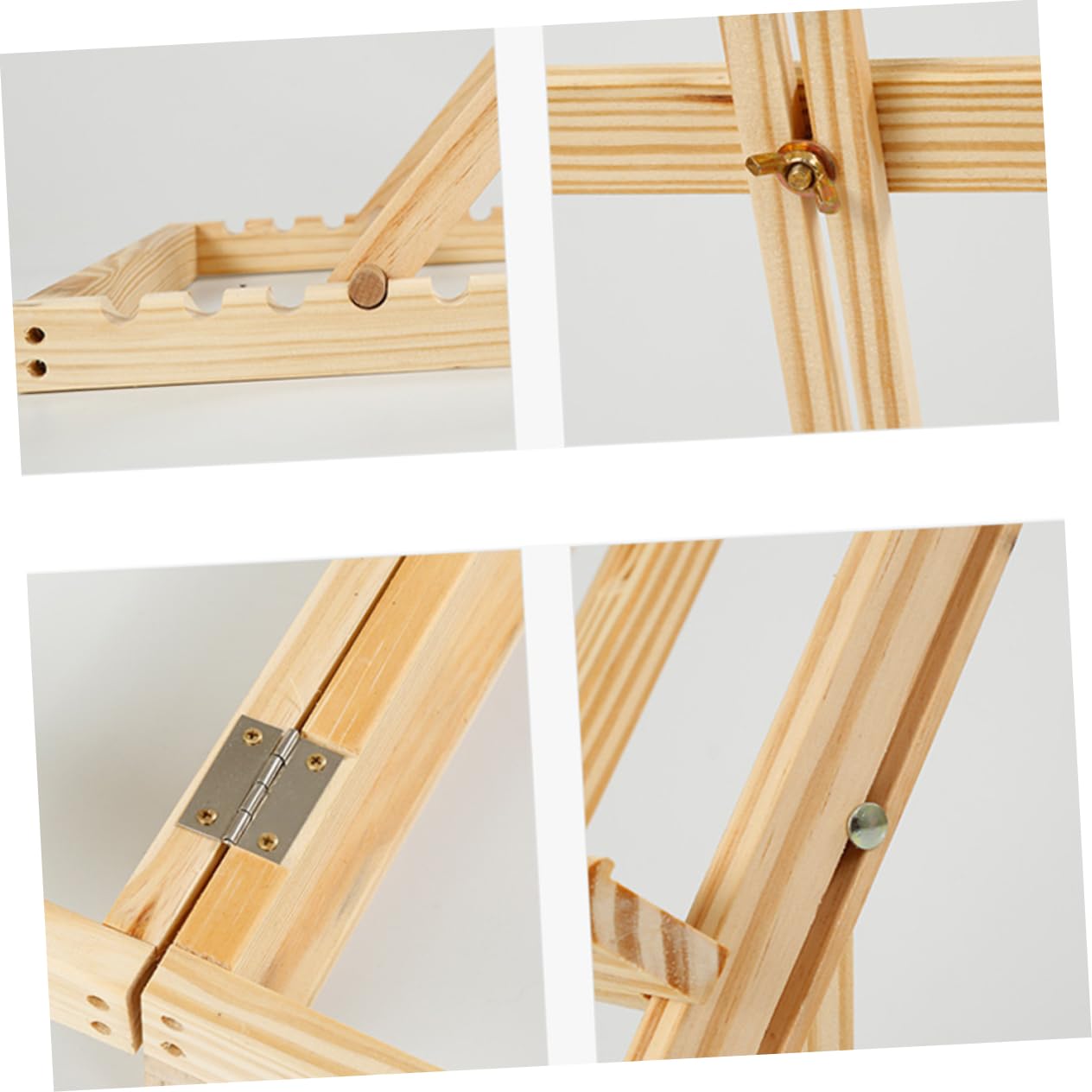 Tisch-Staffelei Aus Holz – 30,5 Cm, Klappbar & Leicht – Ideal Für Künstler, Kinder, Klassenzimmer & Deko