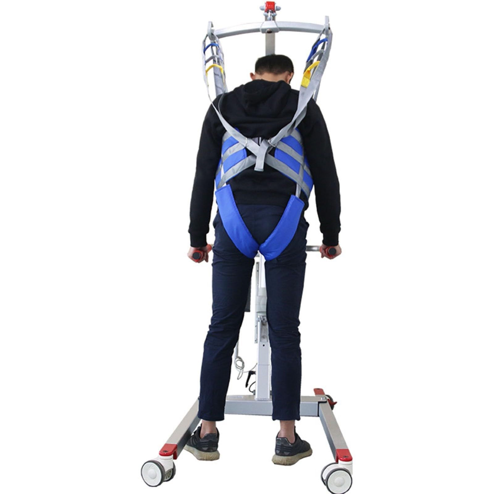 Ceinture De Marche Médicale - Écharpe À Jambe Divisée - pour Personnes Âgées Et Handicapées - Élingue De Marche pour Patient - Antidérapant Stable - Charge Maximale 150 Kg M