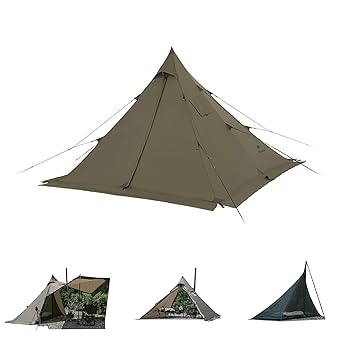 【未使用】Naturehike ドーム型テント　ブラウン Amazon.co.jp: Naturehike 八角形テント 大空間、4~5人収容可能