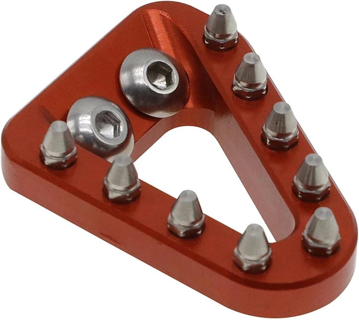 Brake Pedal Step Tip Plate Fit for K-tm EXC EXCF XC XCF XCW SX SXF TPi 6 Day 125 150 250 350 450 500 2017-2022(Silver 502)