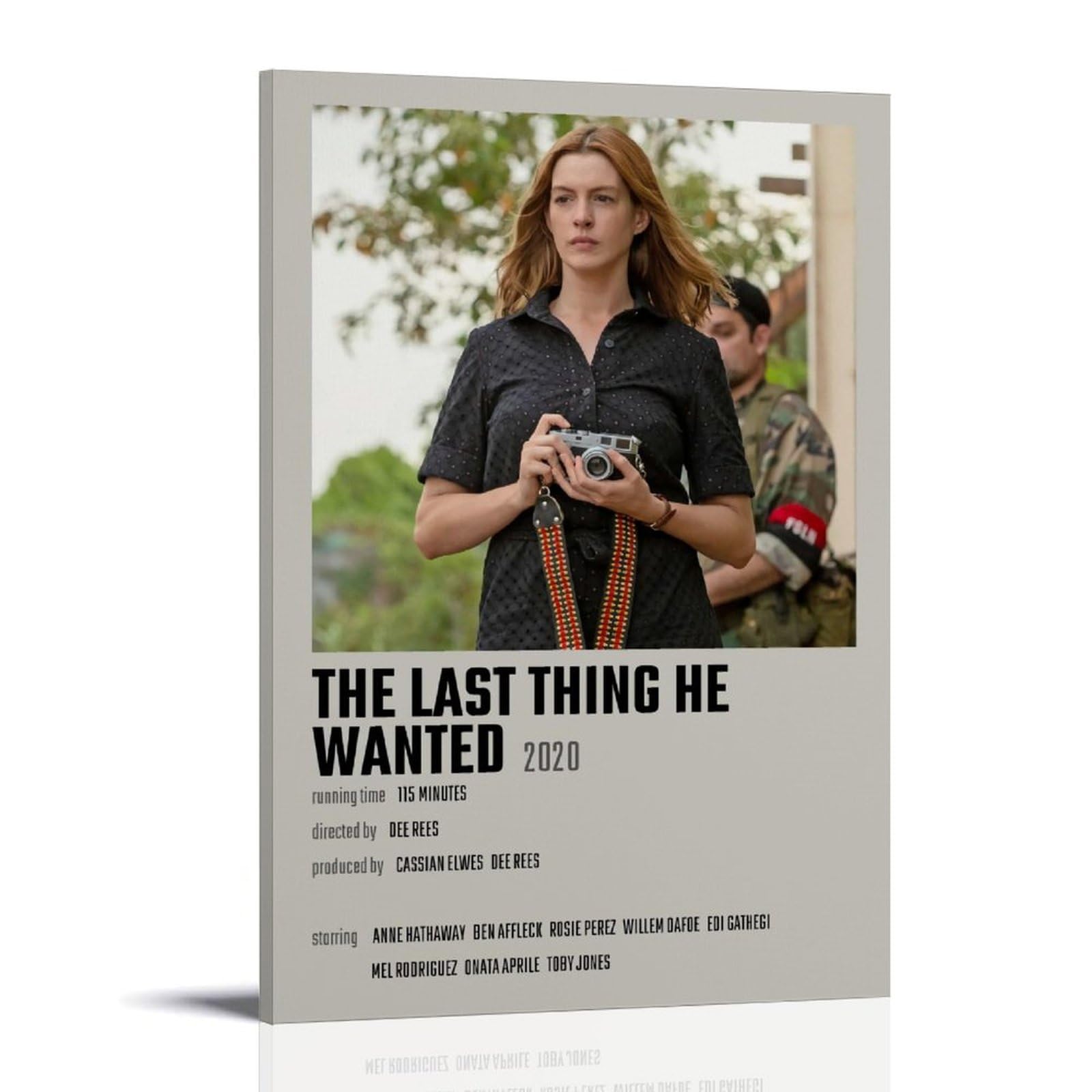 YWRNQWHY The Last Thing He Wanted Poster Wall Art Aesthetic Cover Poster Design Painting for Living Room Bed Room 12x18inch(30x45cm) Frame-style