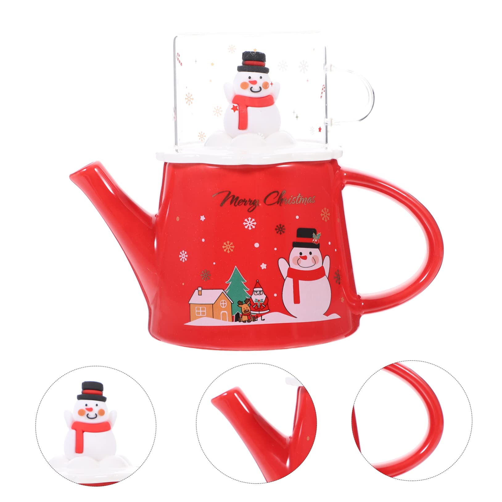 Amazon | HAKIDZEL 1セットクリスマス雪人デザイン 製 ティーポット
