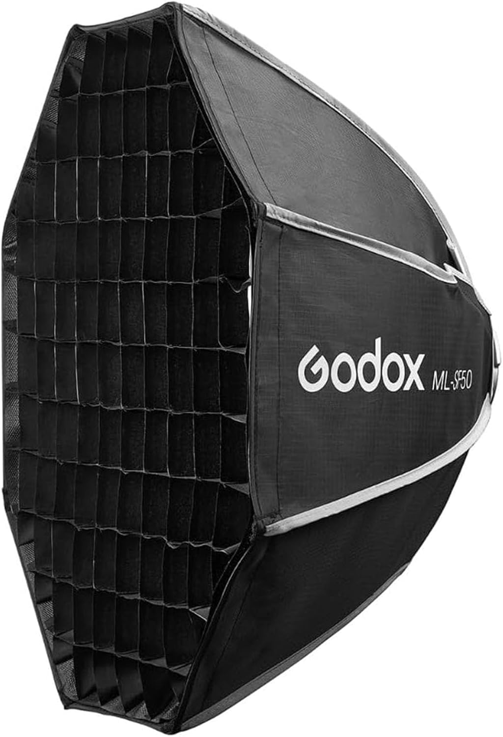 Godox Boîte à lumière Godox ML-SF50 octogonale - 50 cm x 50 cm - Pour lumière vidéo LED ML100Bi, ML100R, ML60IIBi, ML60Bi, ML60, ML30Bi, ML30