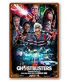 Ghostbusters (#11 of 17) Answer the call 2016 Poster Retro Tin Sign Wall Deco for Garage,Man Cave,Bar,Cafe 8 X 12 Inch