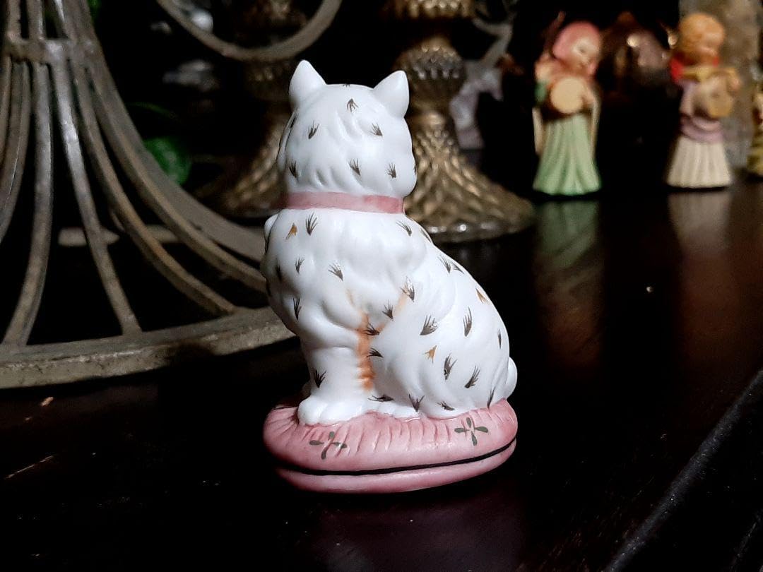 フランクリンミント　エリックテニー　ポーセリン 猫　置物　Fascination フランクリンミント エリックテニー ポーセリン 猫 置物