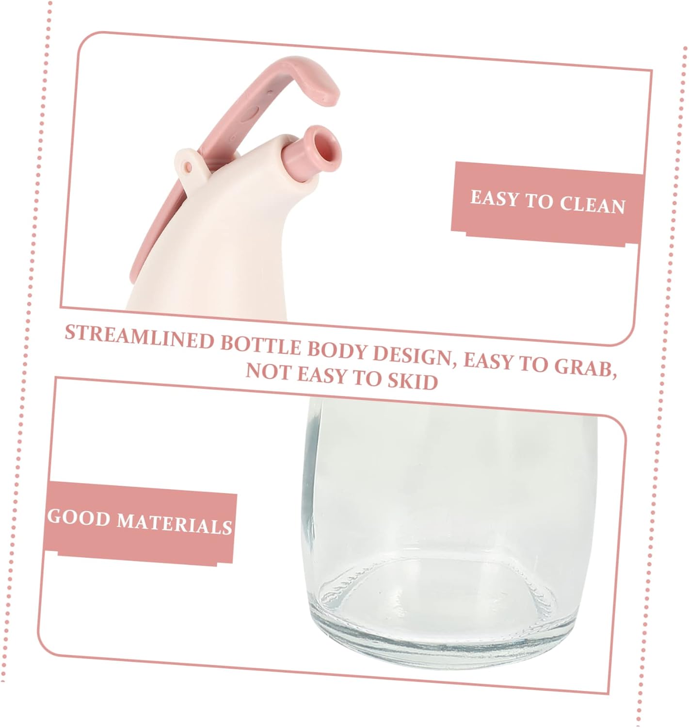 Oil Storage Bottle Spray Bottle Multi-use Condiment Dispenser for Home Restaurant