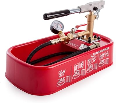 Rothenberger 6.1130 Testing Pump for Domestic Pipework, 30-Bar
