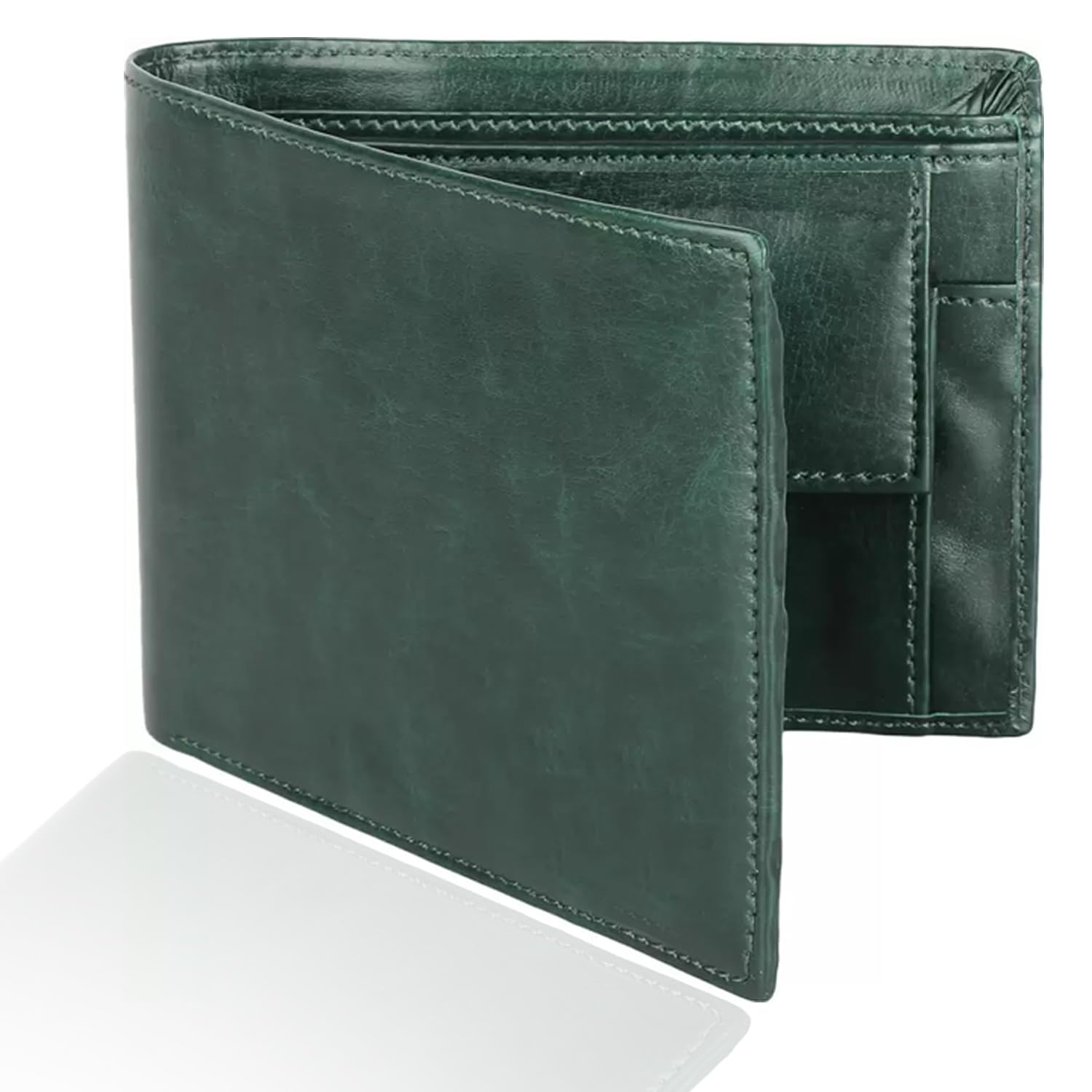 Koochi Men PU Leather Wallet, Green Colour, Pack of 1 (B0CNW9KVMZ) Amazon Price History, Amazon Price Tracker