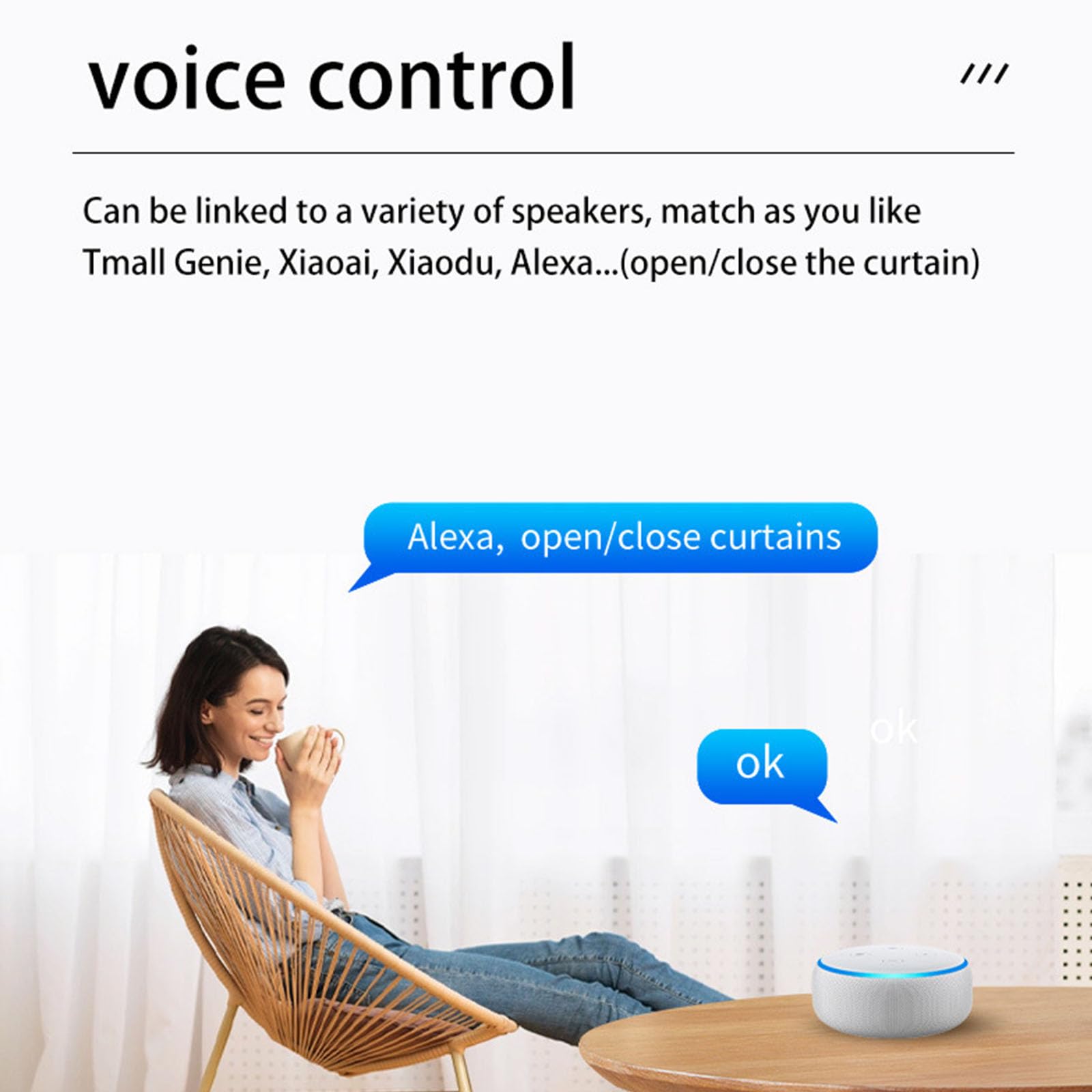 Motore per Tende domestiche per l ' Apertura, WiFi Single Payment