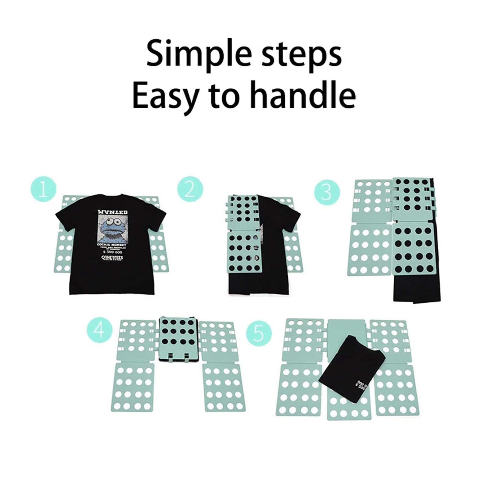 Planche pliante for vêtements en plastique PP