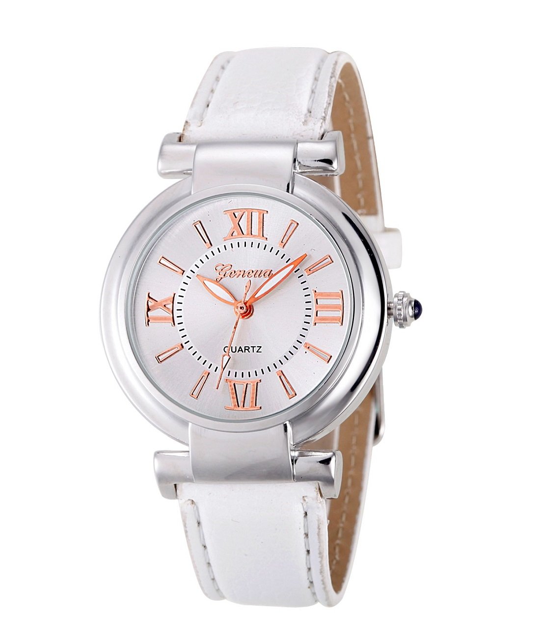 Geneva Platinum Analog Silver Dial Womens Watch - GP-241 (B01LYDGIJZ) Amazon Price History, Amazon Price Tracker