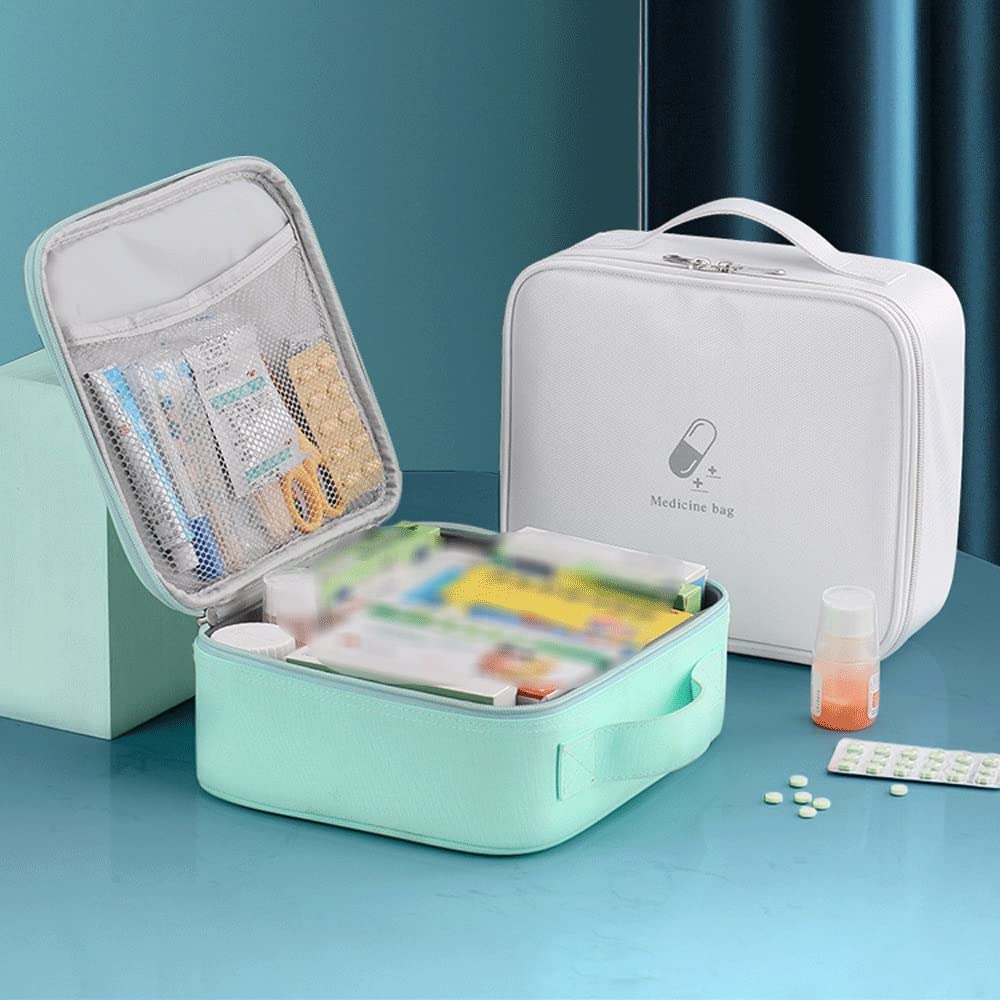 botiquín de primeros auxilios， Botiquín de primeros auxilios, botiquín de primeros auxilios, caja de medicinas for el hogar, botiquín grande portátil, estuche de almacenamiento, botiquines de primeros
