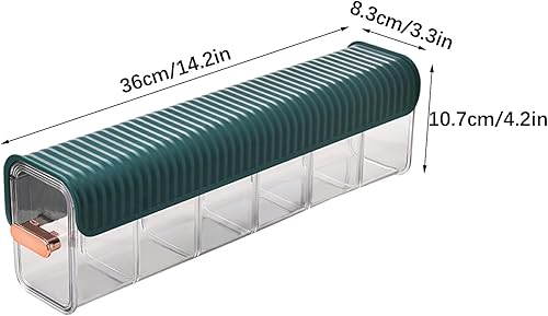 Miniatura 8 de Mokylor 3 organizadores de cajones transparentes para montar en la pared, para colgar en la pared, caja de almacenamiento multifuncional sin