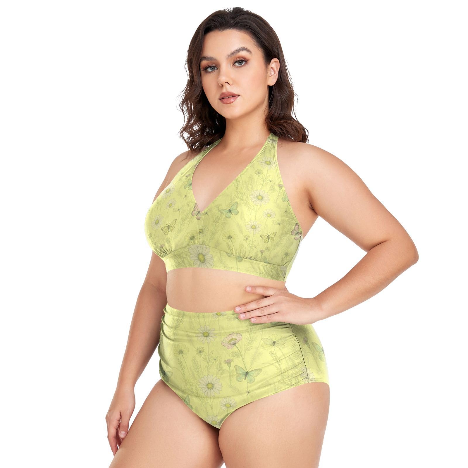 FRODOTGV Costumi da bagno da donna curvy, da L a 4XL