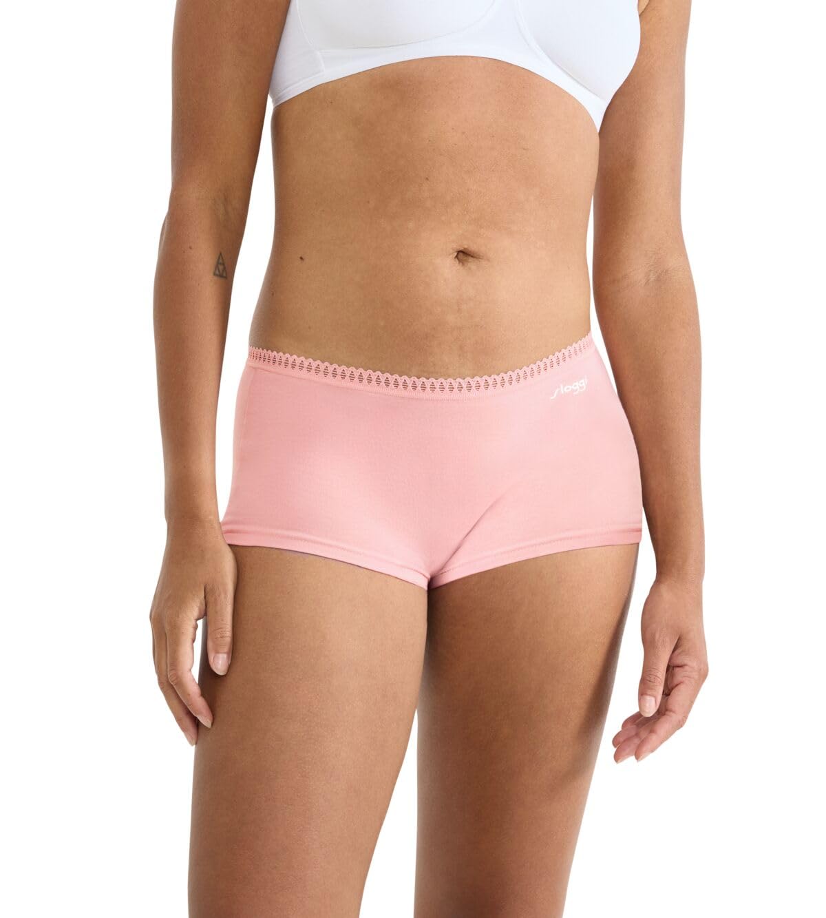 Sloggi Women's GO Crush Short C3P Briefs, Red-Light Combination, XS (Pack of 3)