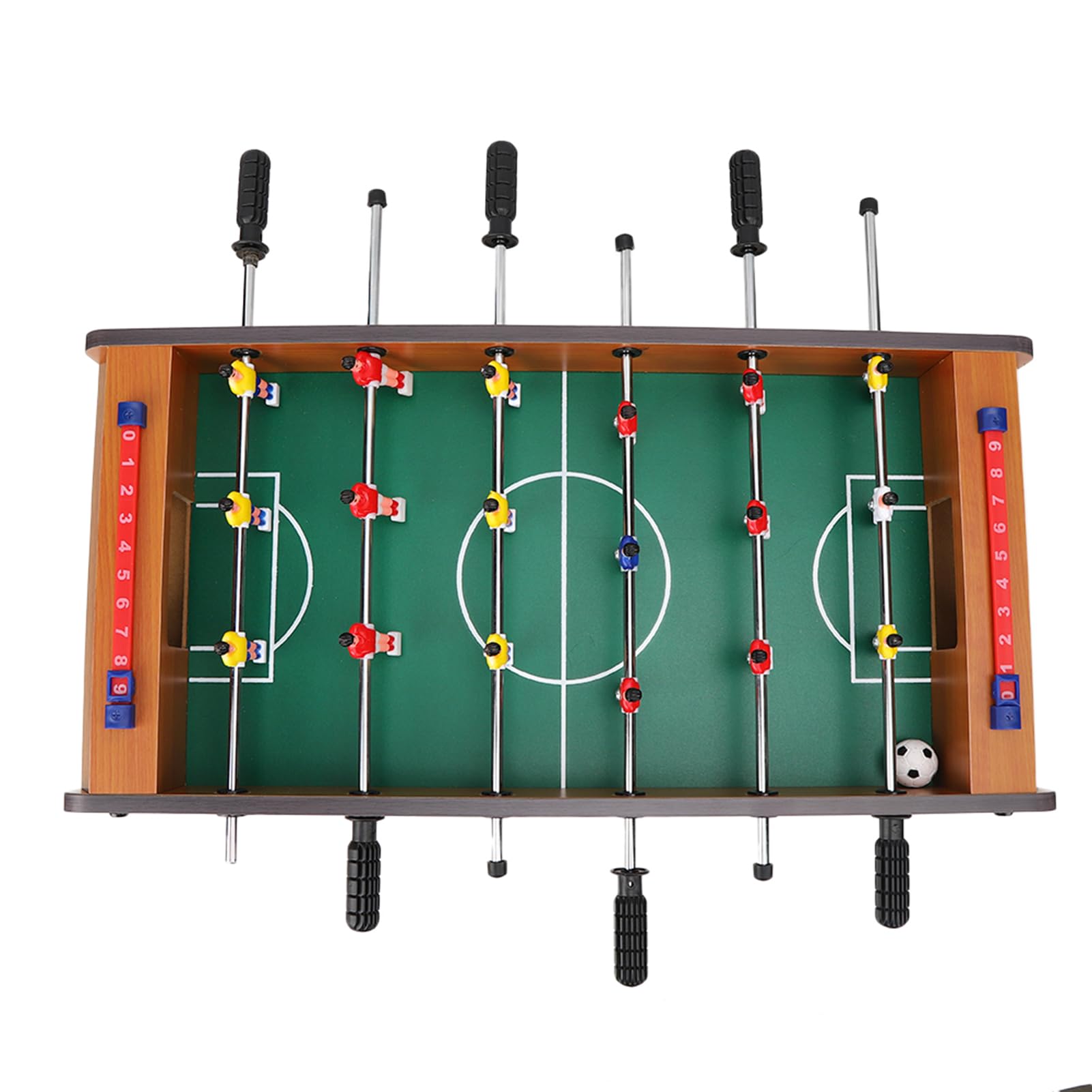 Generic Futbolín de Mesa Competitivo de Madera para Niños y Adultos, Niños Mayores de 2 Años, Color Madera, 19,7 X 9,8 X 6,1 Pulgadas